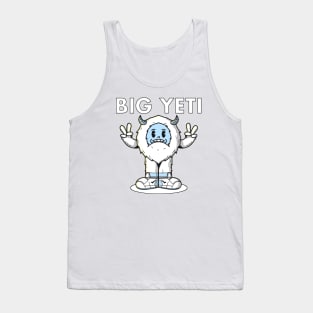 Big Yeti Bigfoot Vintage Cartoon Tank Top